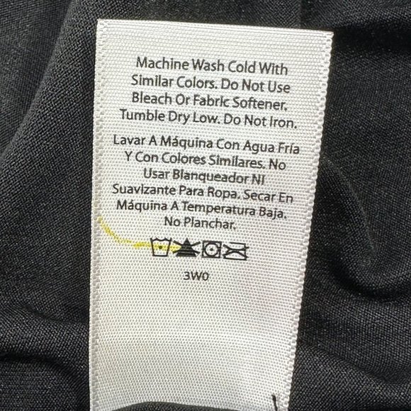 Athletic Works Women's Size XXXL 22 Tee Shirt Stretch V-Neck Short Sleeve Black - Picture 7 of 13